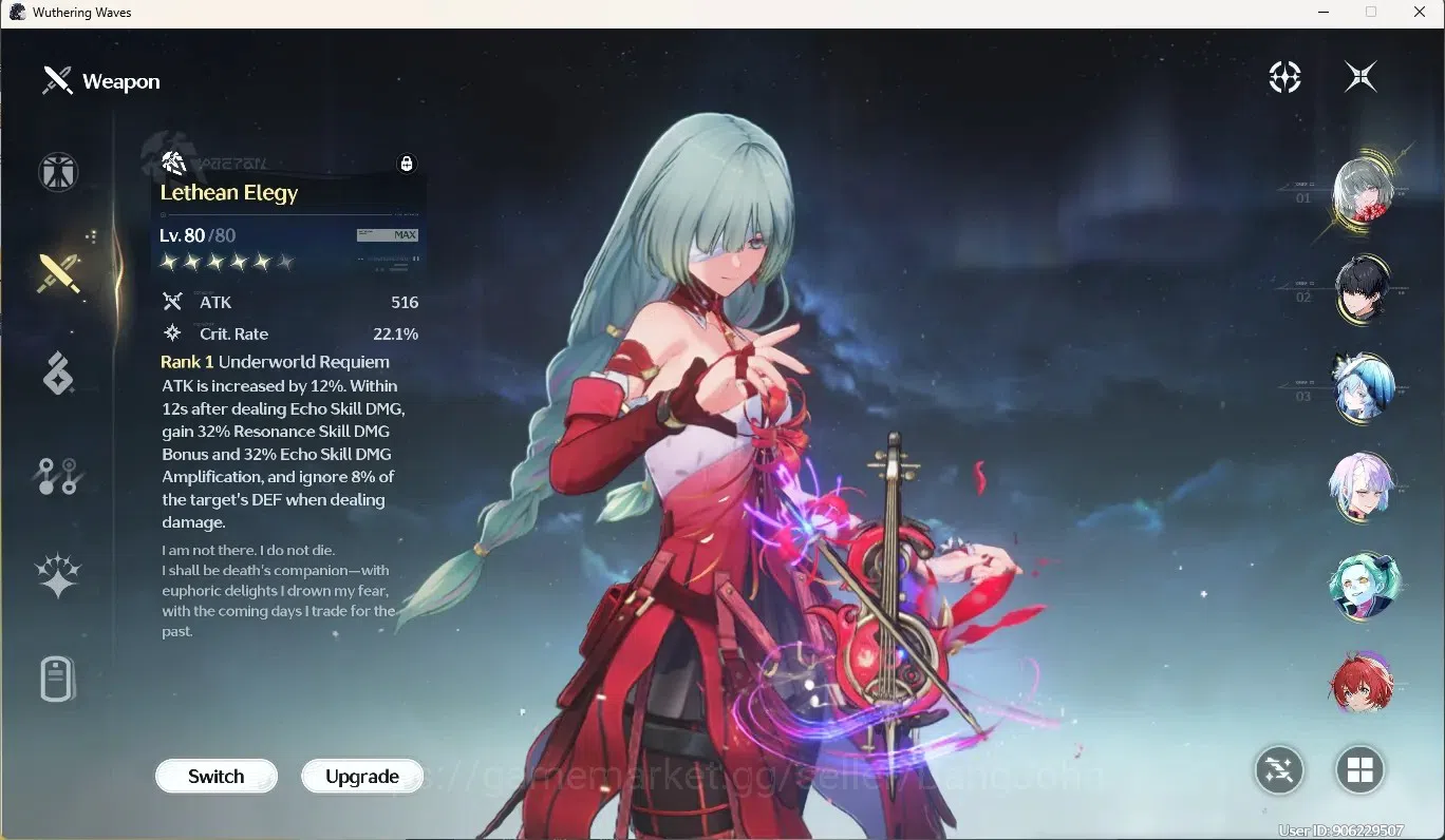 Wuthering Waves Accounts SEA|UL 53|Rank 6|3 Char Limited [(Phrolova,LucyRC3 image 4