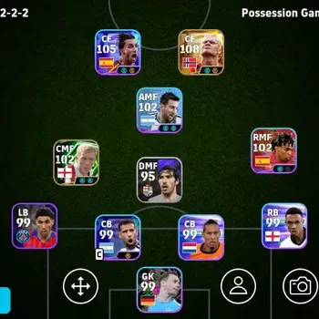 eFootball Accounts Legends & Iconic Players Mobile|PW 3044|New Erling Haaland BigT,New Ferran Torres ShowT,Paul Scholes