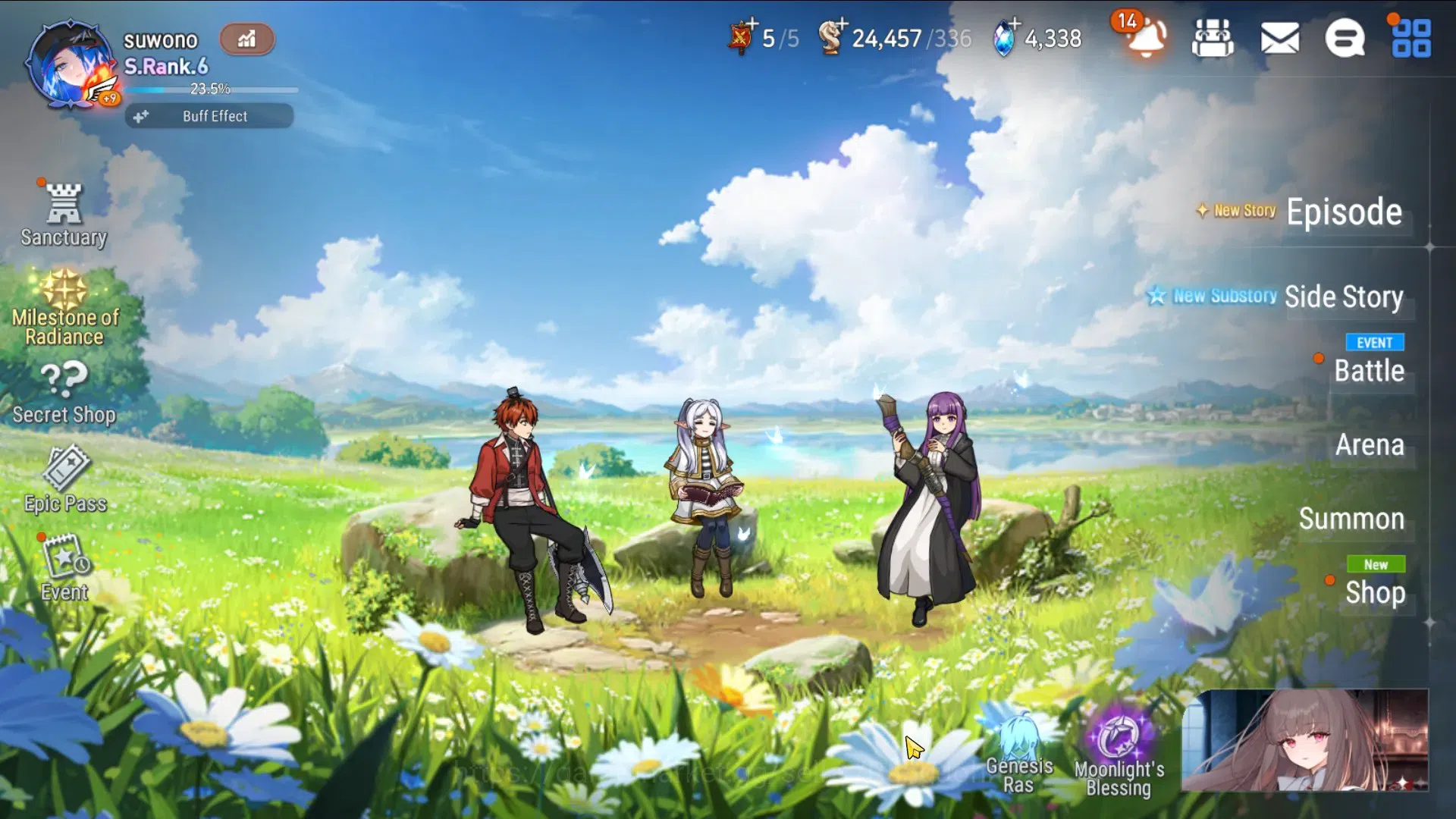 Epic Seven Accounts High-End Asia Verif|25ML(DarkDiene,SNYulha,BArunka,Harsetti,Etc)Full Frieren+Art,Rinak 300Spd|Bless 1