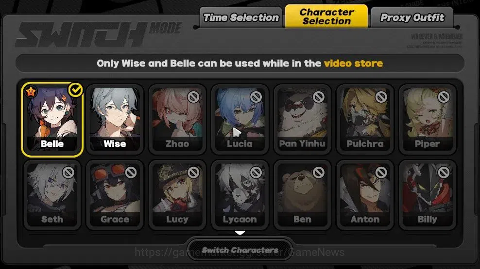 Zenless Zone Zero Accounts Starter ASIA|IK 33|S1 CH1|2 Limited (Lucia, Zhao)+3 STD[Lycaon,Grace,Soldier11]|2 S Bgbo|MC 2