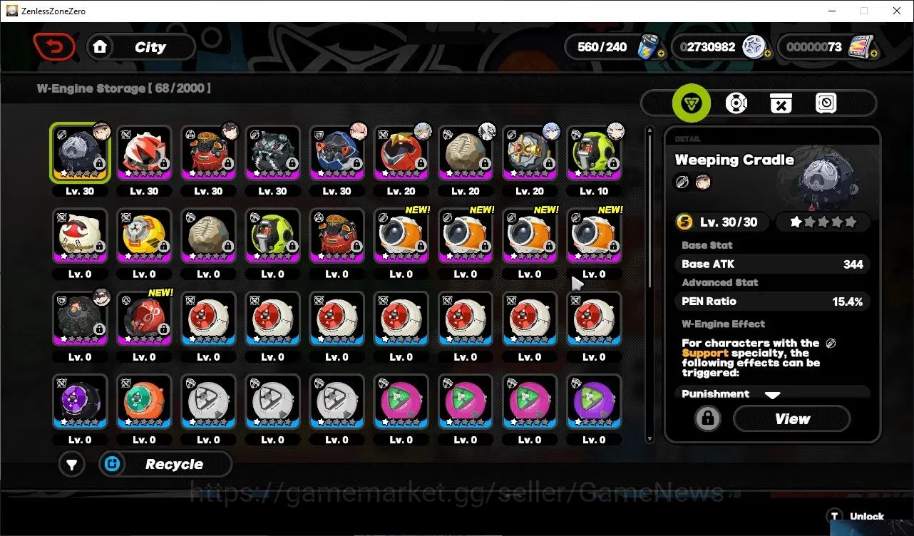 Zenless Zone Zero Accounts Starter ASIA|IK 33|S1 CH1|2 Limited (Lucia, Zhao)+3 STD[Lycaon,Grace,Soldier11]|2 S Bgbo|MC 9