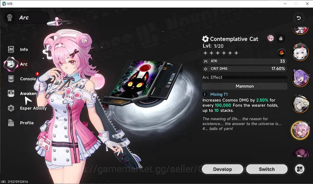 Neverness to Everness Accounts GLOBAL SEA|HL 43|TL 28|8 S-Class 3 Limited 16