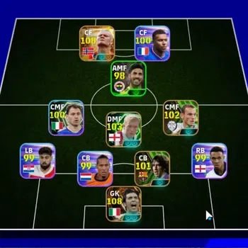 eFootball Accounts Legends & Iconic Players Android|Big Time E.Haaland,G.Buffon|5 Epic Paul Scholes,Wesley Sneijder,Puyol|4