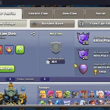 Clash of Clans Accounts High-End Global |TH 17-BH 10|LVL 256|BK96,AQ97,MP73,GW75,RC46,DD17|BM13,BC29|6 AF