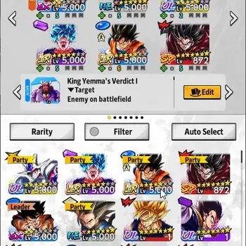 Dragon Ball Legends Accounts High-End Android | Lvl 148|8.1M Total Power|48 CC|2 LR|4 UL|LR SSGSS Kaioken Goku,Etc|UL Final
