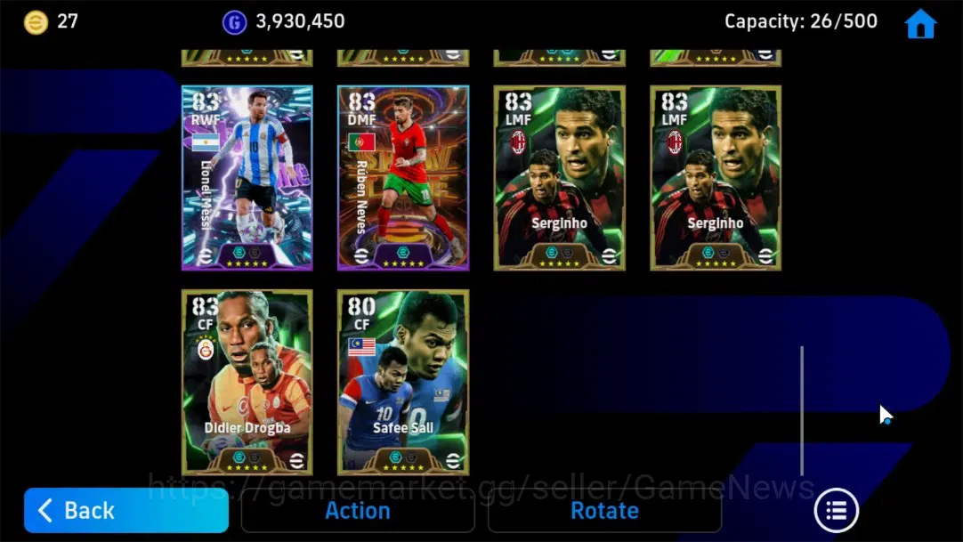 eFootball Accounts Android|Epic Marco Van Basten,Javier Zanetti,Micha image 10