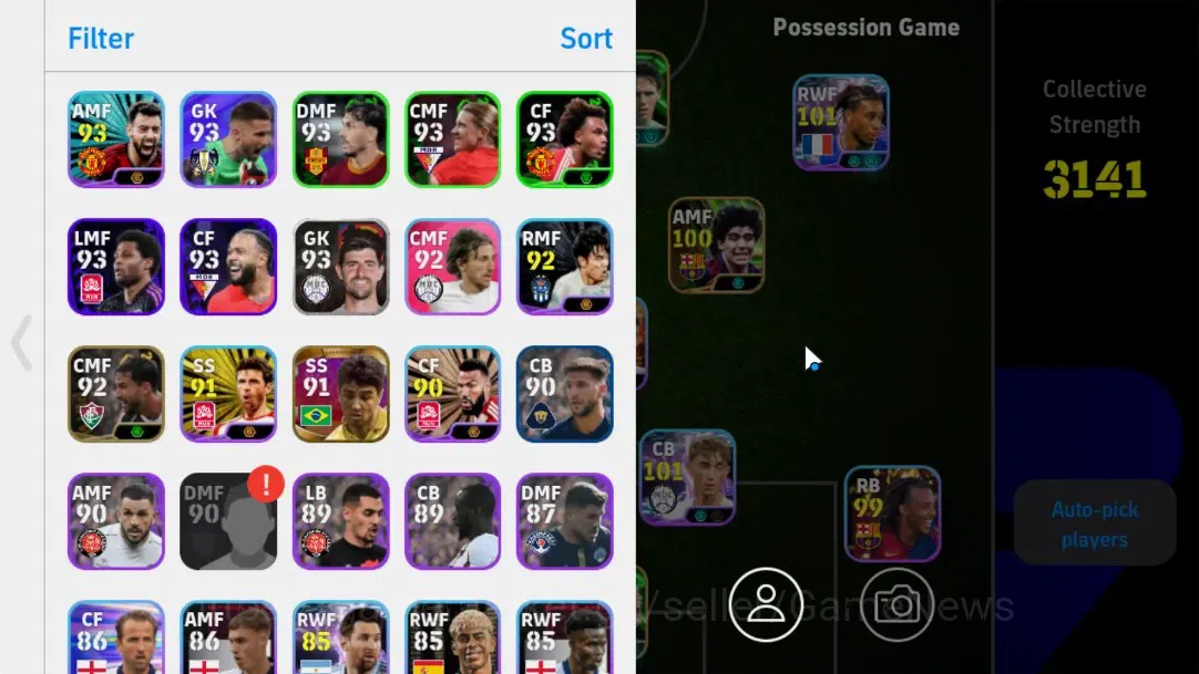 eFootball Accounts Android|Epic Marco Van Basten,Javier Zanetti,Micha image 3