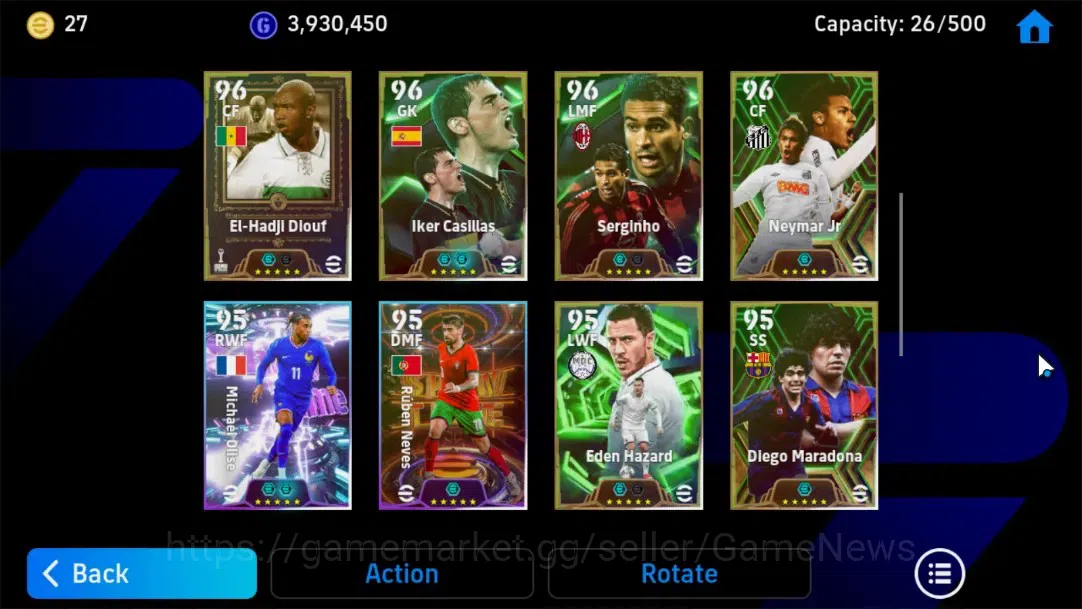 eFootball Accounts Android|Epic Marco Van Basten,Javier Zanetti,Micha image 8