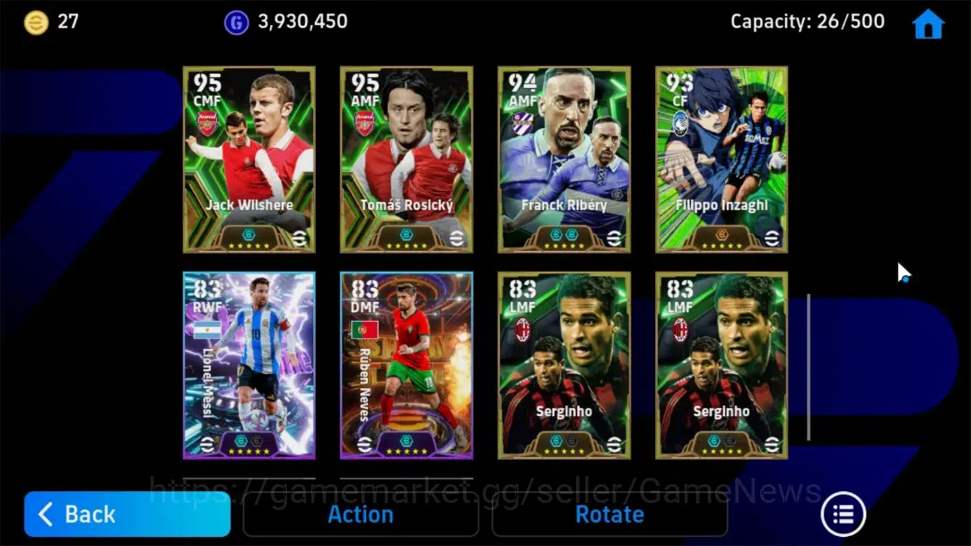 eFootball Accounts Android|Epic Marco Van Basten,Javier Zanetti,Micha image 9
