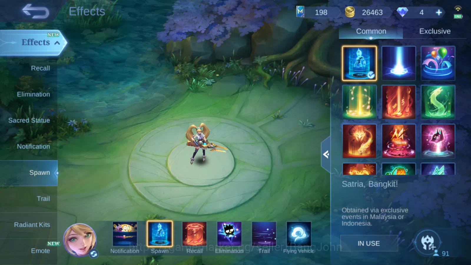 Mobile Legends: Bang Bang Accounts Others Hero 91 | skin 118 | luckybox fanny | epic moskov | spongebob cyclops saber saber 5