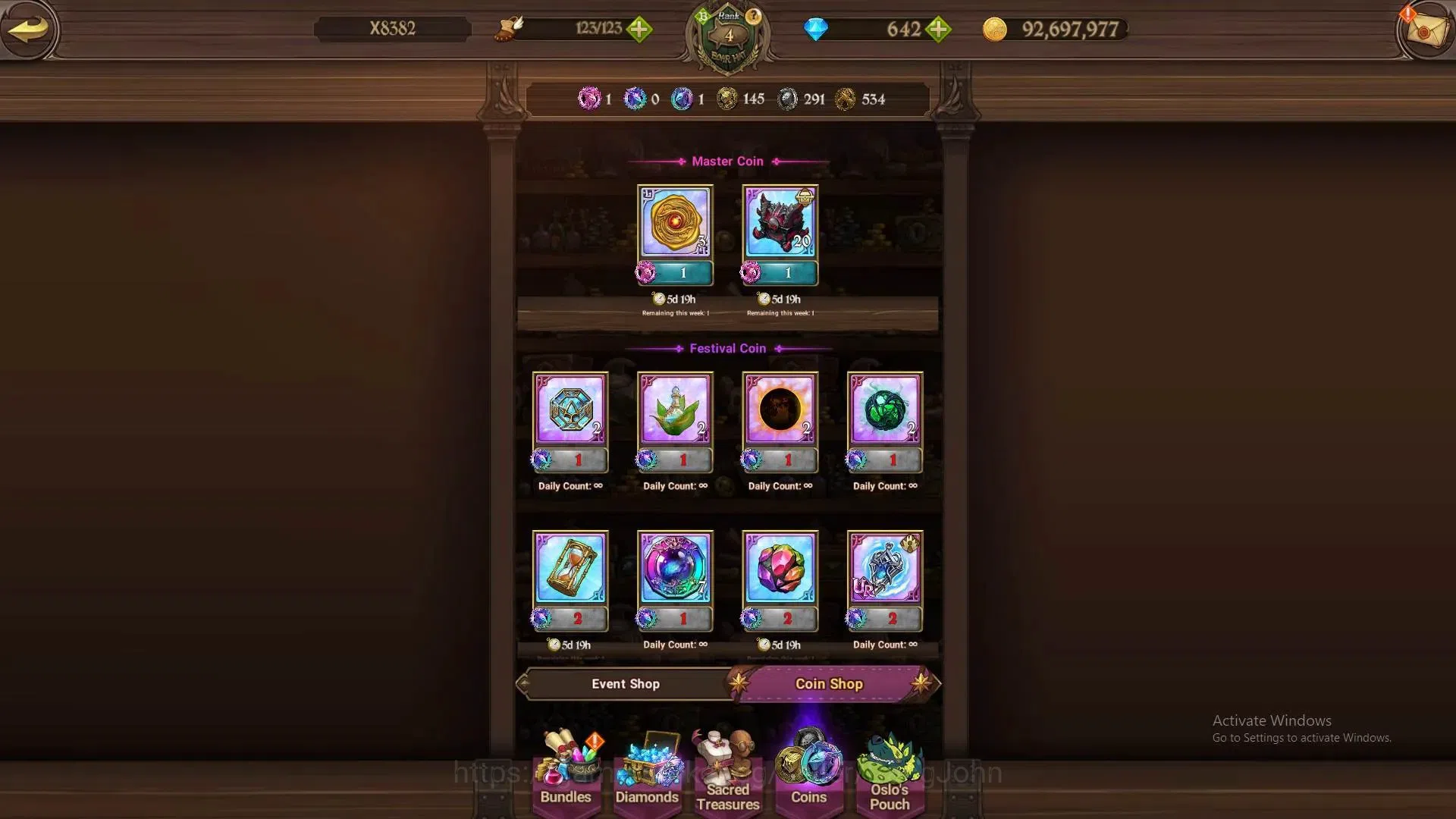 The Seven Deadly Sins: Grand Cross Accounts Global | 600,343 CC | DM 642 | UR KOP Tristan 1/6, image 8