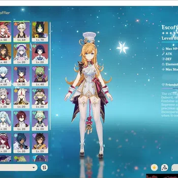 Genshin Impact Accounts Others ASIA|AR52|2 Limit (escoff,yelan) + char STD yanfei,bennet,keqing,tighnari,dehya,mizuki |0