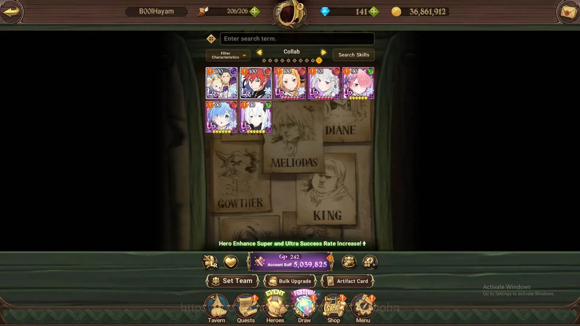 The Seven Deadly Sins: Grand Cross Accounts ASIA|5.03M CC|LR Mesis 6/6| UR WKG 1/6, KOP Trista image 4