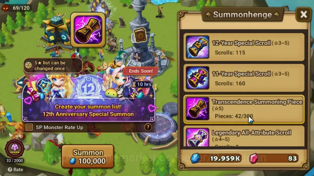 Summoners War: Sky Arena Accounts GLOBAL | NB 5 TESHAR,Starter Gacha 115 12Y+160 11Y image 1