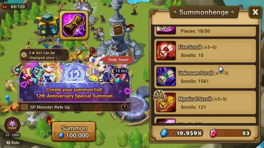 Summoners War: Sky Arena Accounts GLOBAL | NB 5 TESHAR,Starter Gacha 115 12Y+160 11Y image 3
