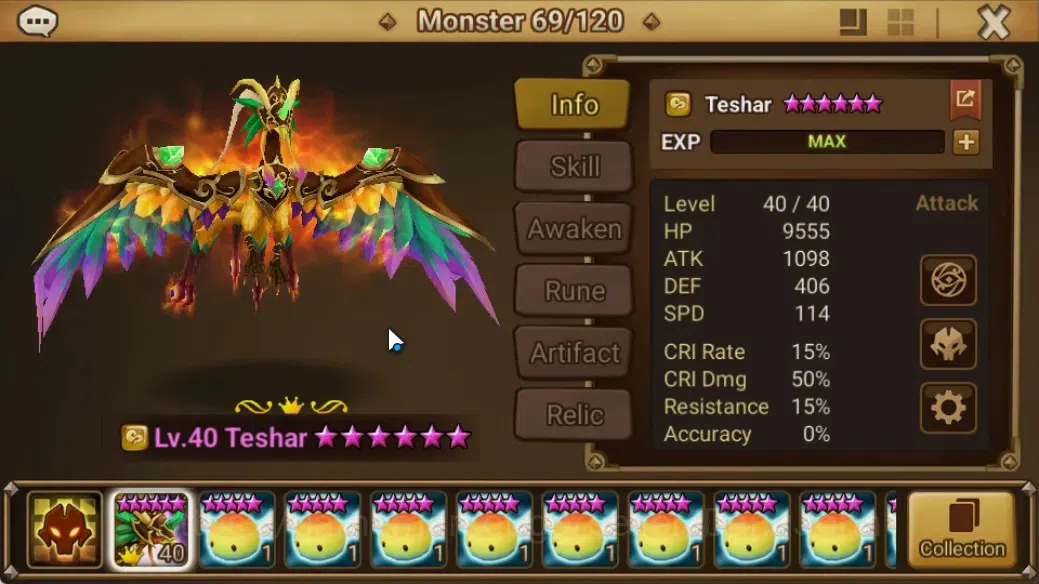Summoners War: Sky Arena Accounts GLOBAL | NB 5 TESHAR,Starter Gacha 115 12Y+160 11Y image 4