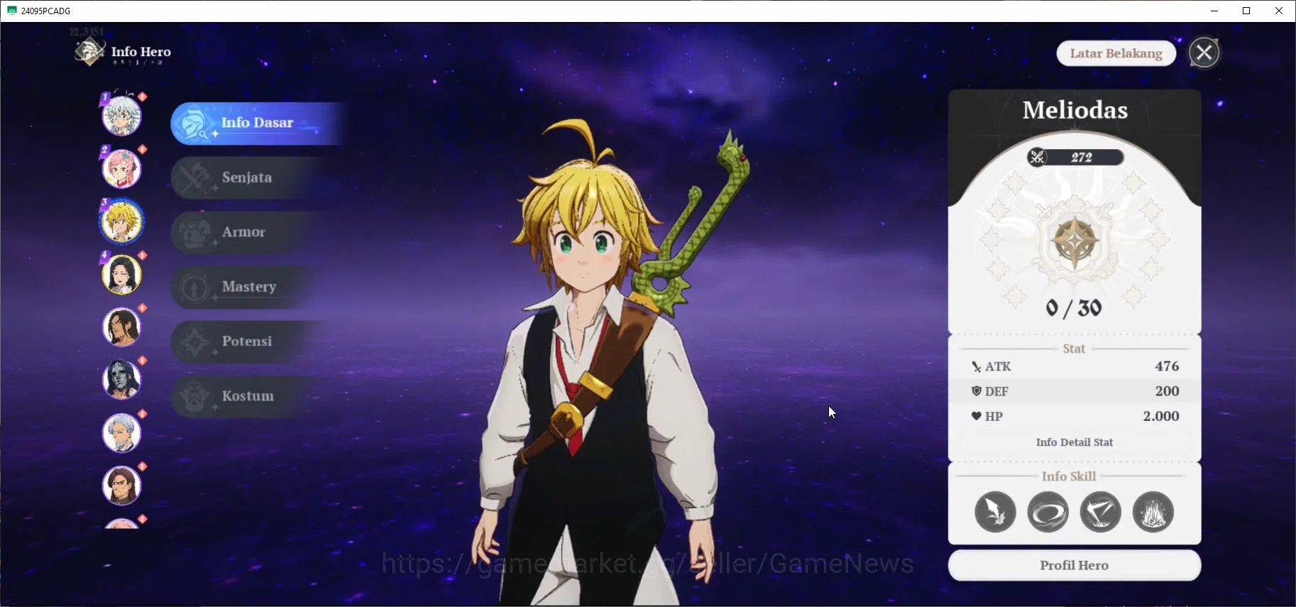 The Seven Deadly Sins: Origin Accounts [SEA] Lv 2 Fresh Starter| 2 SSR Meliodas,Guila and image 8