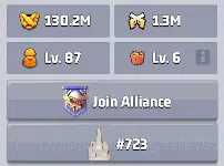 Last War: Survival Accounts S723|Power 130M|HQ33|3Craft 3Tech-VIP13|Drone Lv14 image 1