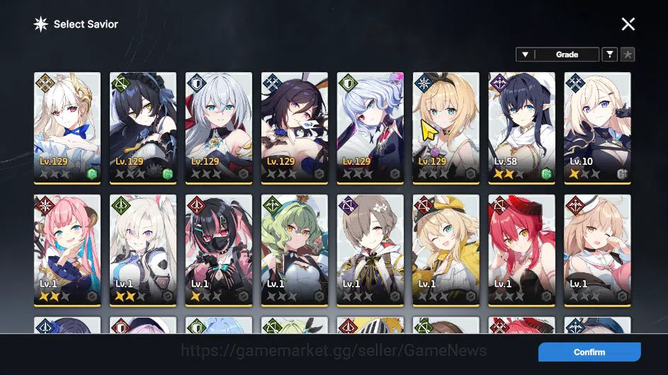 StarSavior Accounts ASIA|Lv54|32SSR 4LB3 [(HildeLB3,RosariaLB1,LacyLB1 image 2
