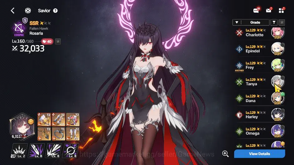 StarSavior Accounts ASIA|Lv54|32SSR 4LB3 [(HildeLB3,RosariaLB1,LacyLB1 image 4