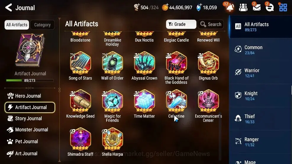 Epic Seven Accounts GLOBAL Unverif|16 ML(NOTOS,NM Luna,ArbiterVildred, image 12
