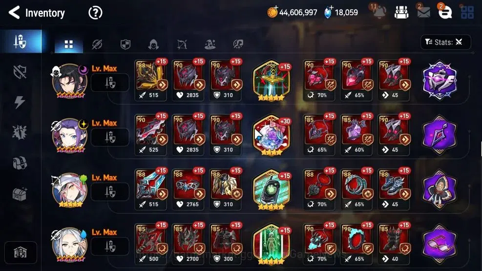 Epic Seven Accounts GLOBAL Unverif|16 ML(NOTOS,NM Luna,ArbiterVildred, image 17