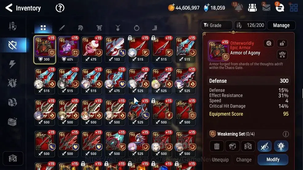 Epic Seven Accounts GLOBAL Unverif|16 ML(NOTOS,NM Luna,ArbiterVildred, image 18
