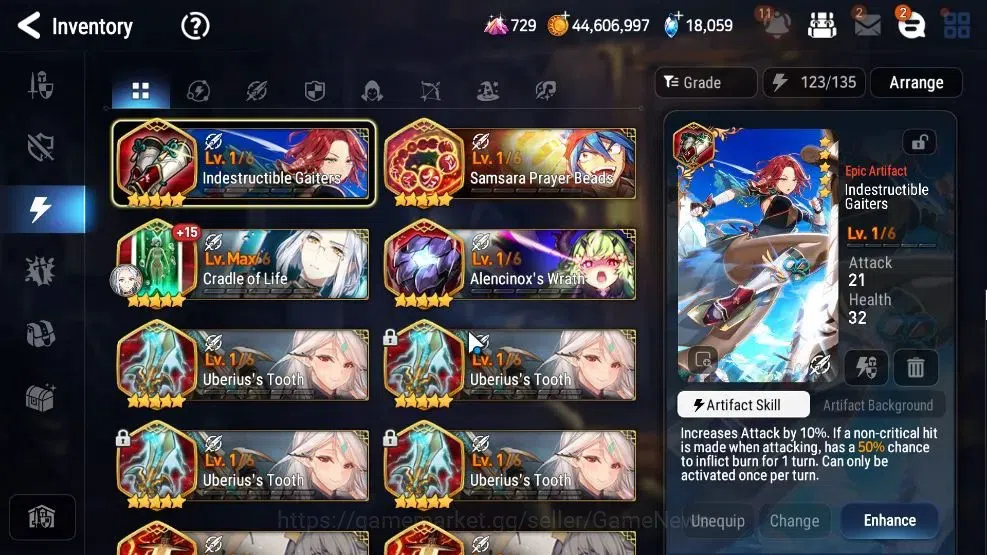 Epic Seven Accounts GLOBAL Unverif|16 ML(NOTOS,NM Luna,ArbiterVildred, image 19