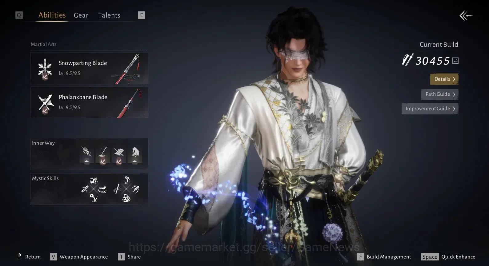 Where Winds Meet Accounts GLOBAL|Lv 95|2 HC |GS 30K|Abyss Conqueror|Return o image 7
