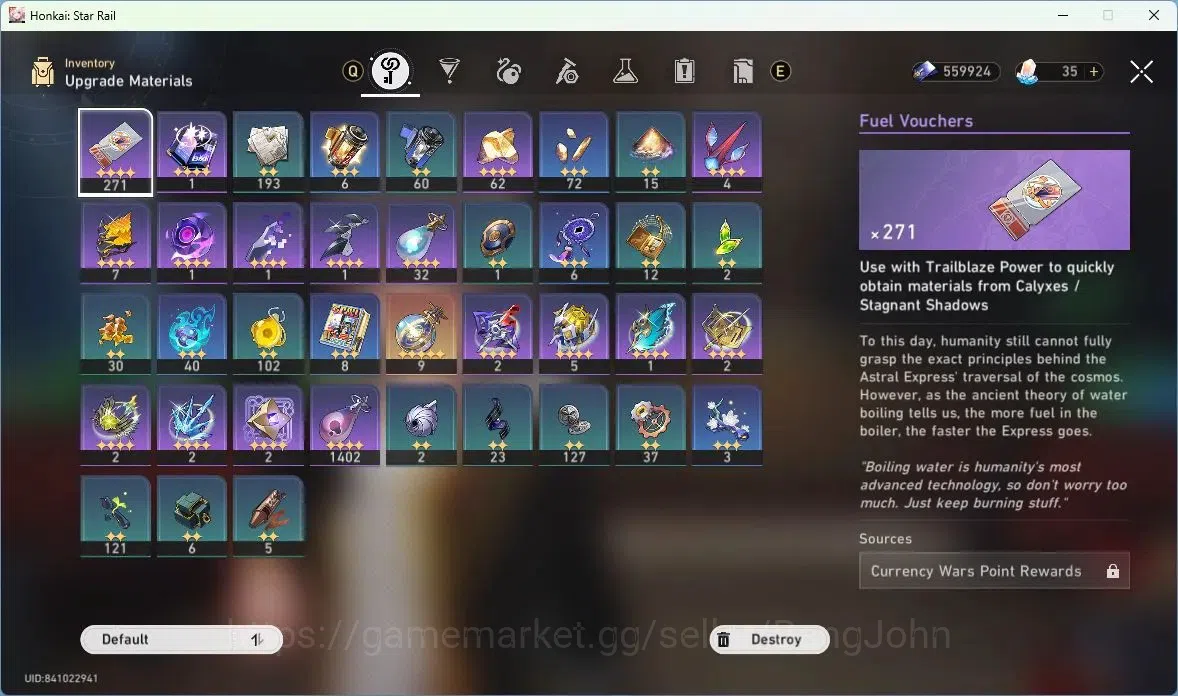 Honkai Star Rail Accounts ASIA|TL 42|6 Limited Char[Castorice+Sign],Evernigh image 12