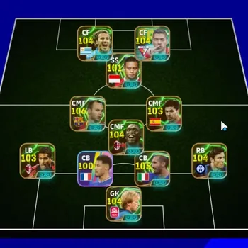 eFootball Accounts Legends & Iconic Players Android|15 Epic Andres Iniesta,Giorgio Chielini,Clarence Sedorf,Luis