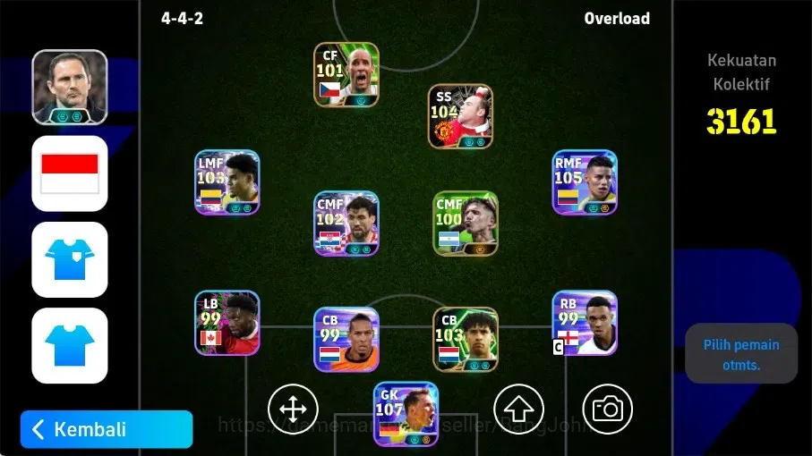 eFootball Accounts Others Mobile|PW 3161|New Manuel Neuer Big T,New James Rodriguez Big T,Vozinha Show T,Luis Diaz Show 1