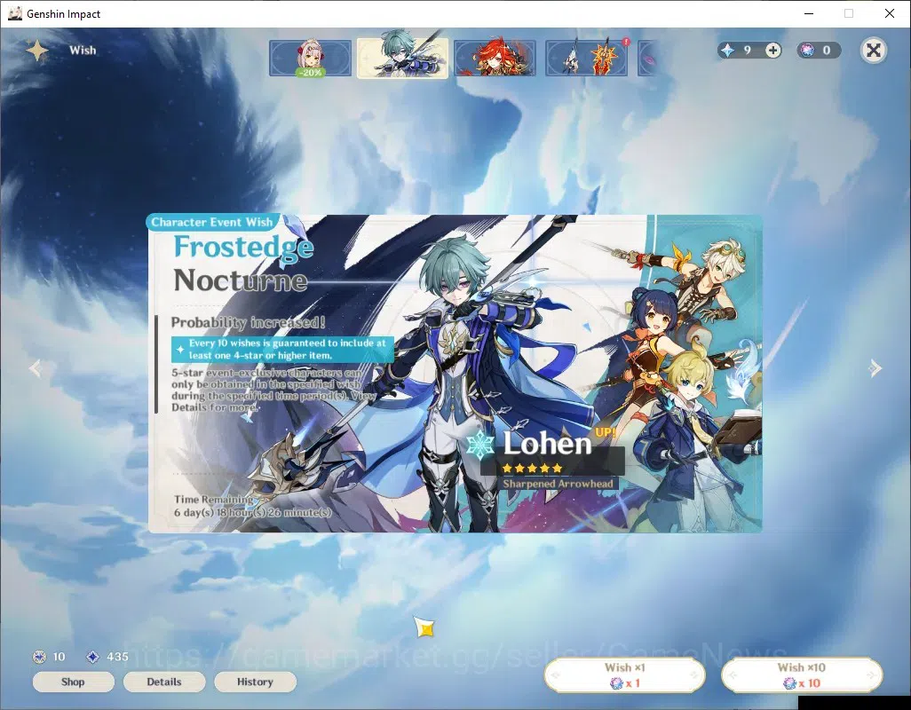 Genshin Impact Accounts ASIA|AR 40|Rate On|1 Limited + 3 (*5 Standard)|Col image 15