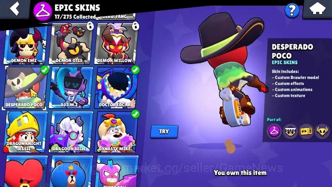 Brawl Stars Accounts 5757 Trophy|47 Brawlers 6 Max Lvl+2 Full Buffie [N image 14