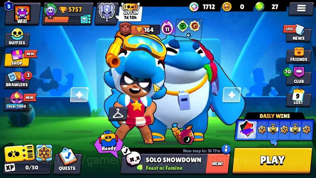 Brawl Stars Accounts 5757 Trophy|47 Brawlers 6 Max Lvl+2 Full Buffie [N image 3