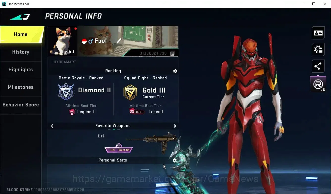 Blood Strike Accounts ASIA|Colab 7DS AK47,EVA[SCAR,MCX],AOT-FAL,Aniv FAL image 2