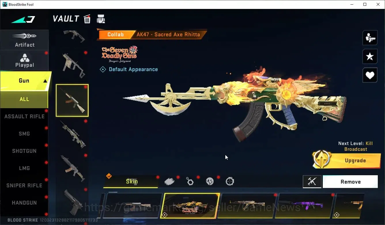 Blood Strike Accounts ASIA|Colab 7DS AK47,EVA[SCAR,MCX],AOT-FAL,Aniv FAL image 20