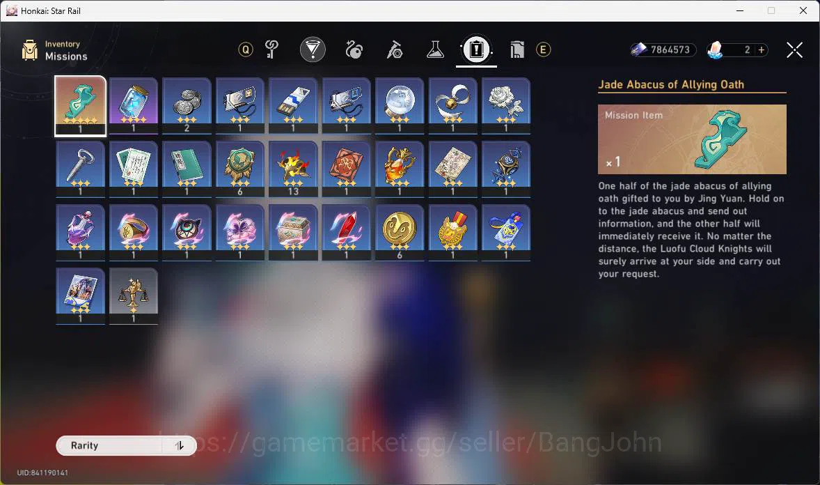 Honkai Star Rail Accounts Others ASIA|TL 64|8 Limit|CarryTeam(Archer,Sparkle,YaoGuang+sign,DanHeng 12