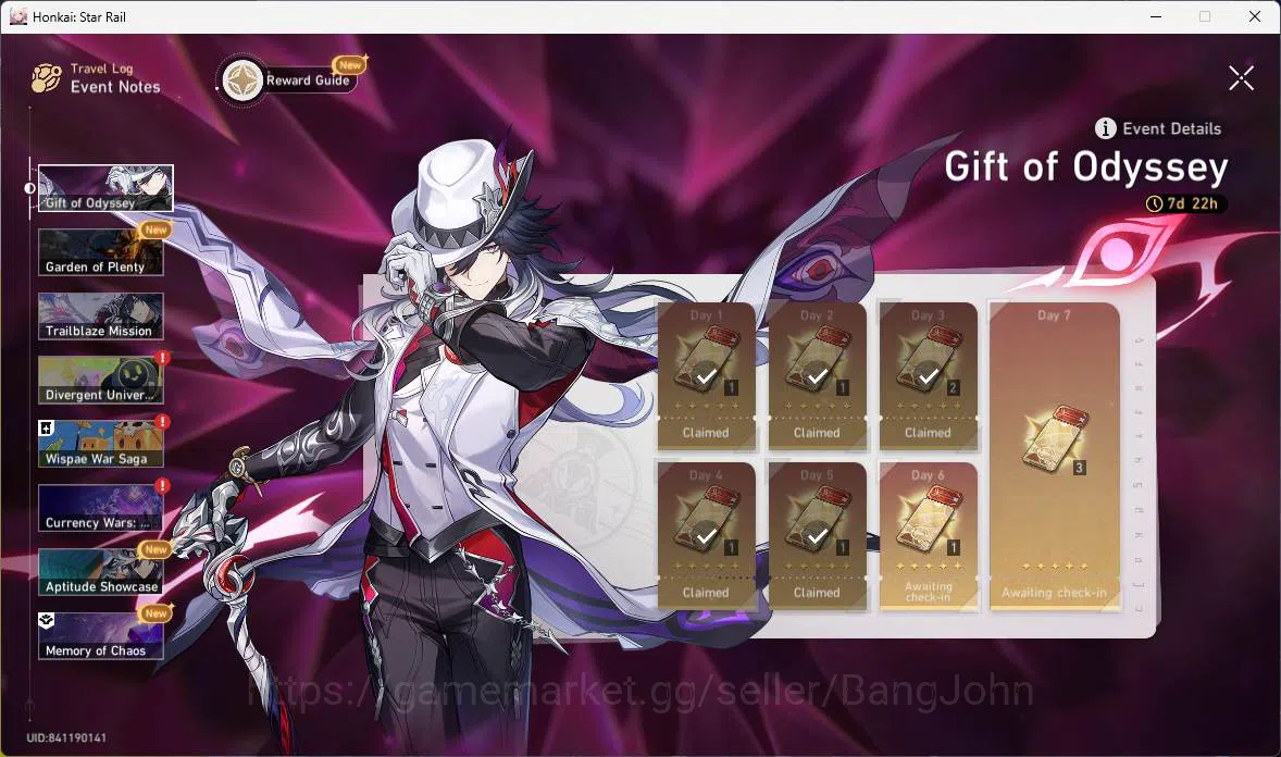 Honkai Star Rail Accounts Others ASIA|TL 64|8 Limit|CarryTeam(Archer,Sparkle,YaoGuang+sign,DanHeng 3