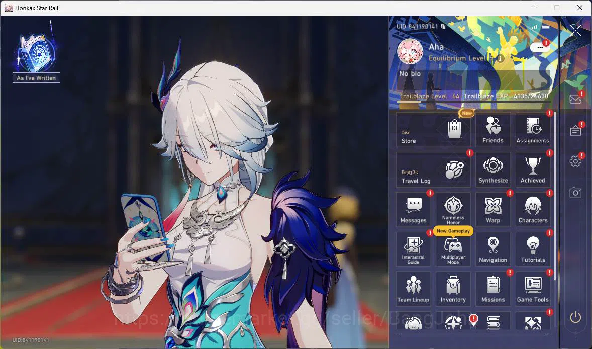 Honkai Star Rail Accounts Others ASIA|TL 64|8 Limit|CarryTeam(Archer,Sparkle,YaoGuang+sign,DanHeng 8