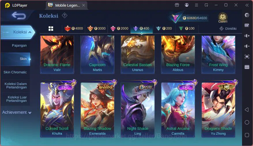 Mobile Legends: Bang Bang Accounts GLOBAL|Hero 114|Skin 223|Prime Yz,Kof Karina,Lucky image 14