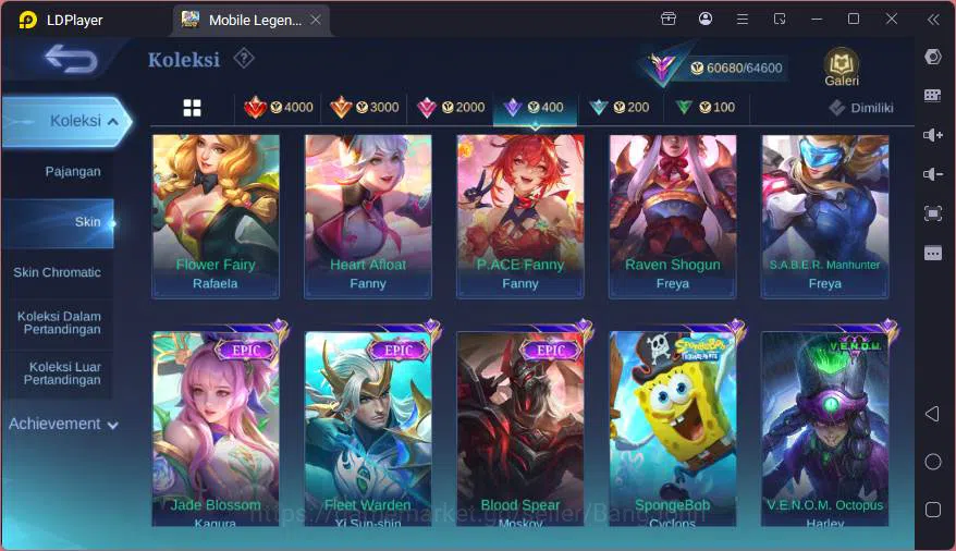 Mobile Legends: Bang Bang Accounts GLOBAL|Hero 114|Skin 223|Prime Yz,Kof Karina,Lucky image 16