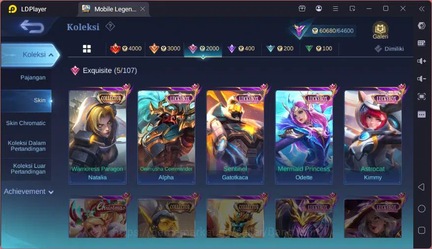 Mobile Legends: Bang Bang Accounts GLOBAL|Hero 114|Skin 223|Prime Yz,Kof Karina,Lucky image 18