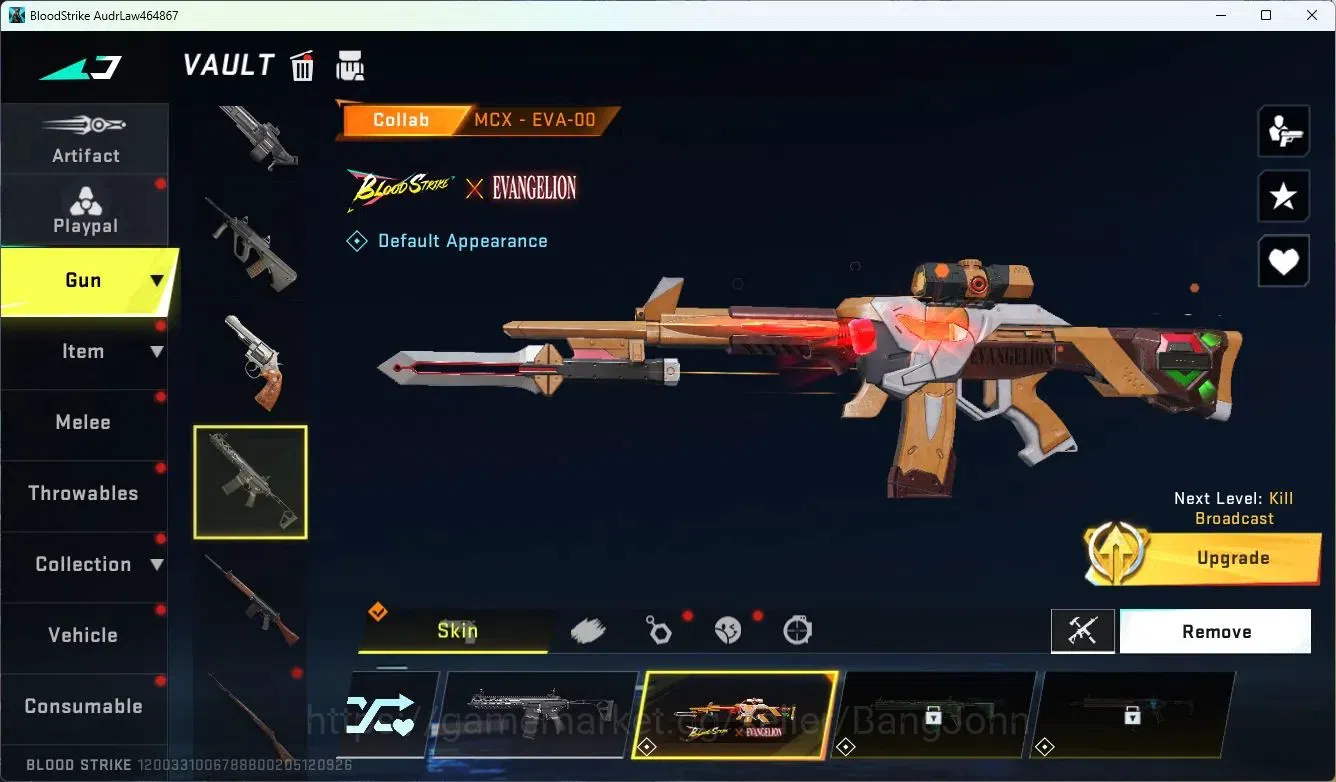 Blood Strike Accounts ASIA | Collab MCX-EVA-00 | Ultra SCAR-Force Of Nat image 13