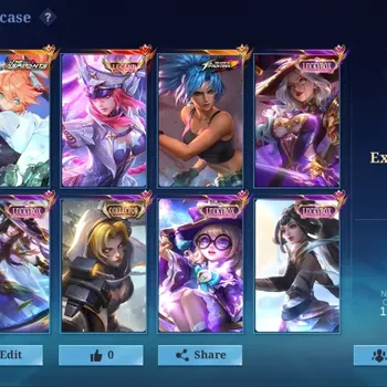 Mobile Legends: Bang Bang Accounts Others Global|321 Skin|Exalted|LEGEND Freya,Asprirants Fanny,Luckybox Fanny Alice