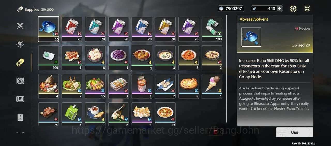 Wuthering Waves Accounts SEA|Rank 7|lvl 66|Galbrena lv 90, phrolova lv 80,  image 14