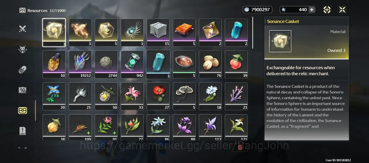 Wuthering Waves Accounts SEA|Rank 7|lvl 66|Galbrena lv 90, phrolova lv 80,  image 16