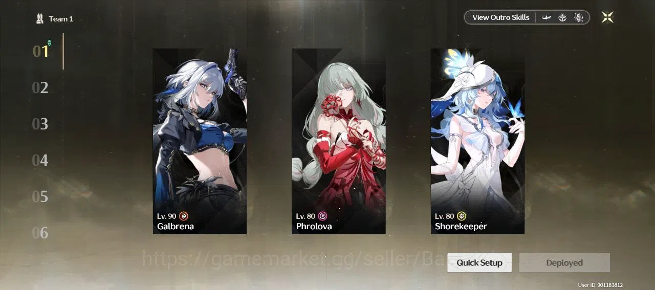 Wuthering Waves Accounts SEA|Rank 7|lvl 66|Galbrena lv 90, phrolova lv 80,  image 3