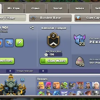 Clash of Clans Accounts High-End TH17-BH7 | Lv.118 | BK42,AQ46,MP32,GW30,RC12,DD7 | HH9 | BM6 | 1 Legendary&6 Gold Skins