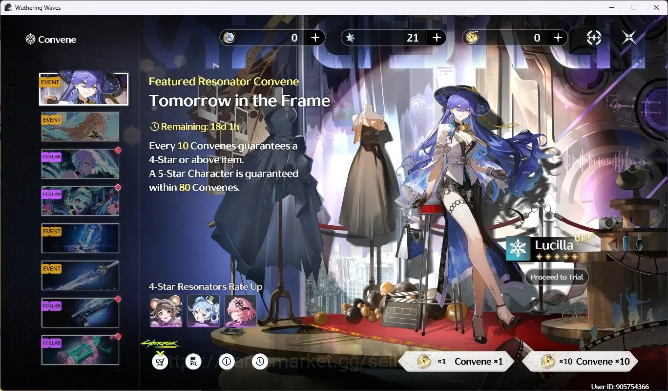 Wuthering Waves Accounts SEA|UL 27|Rank 3|2 Char Limit [Phrolova, Lucilla]+ image 4